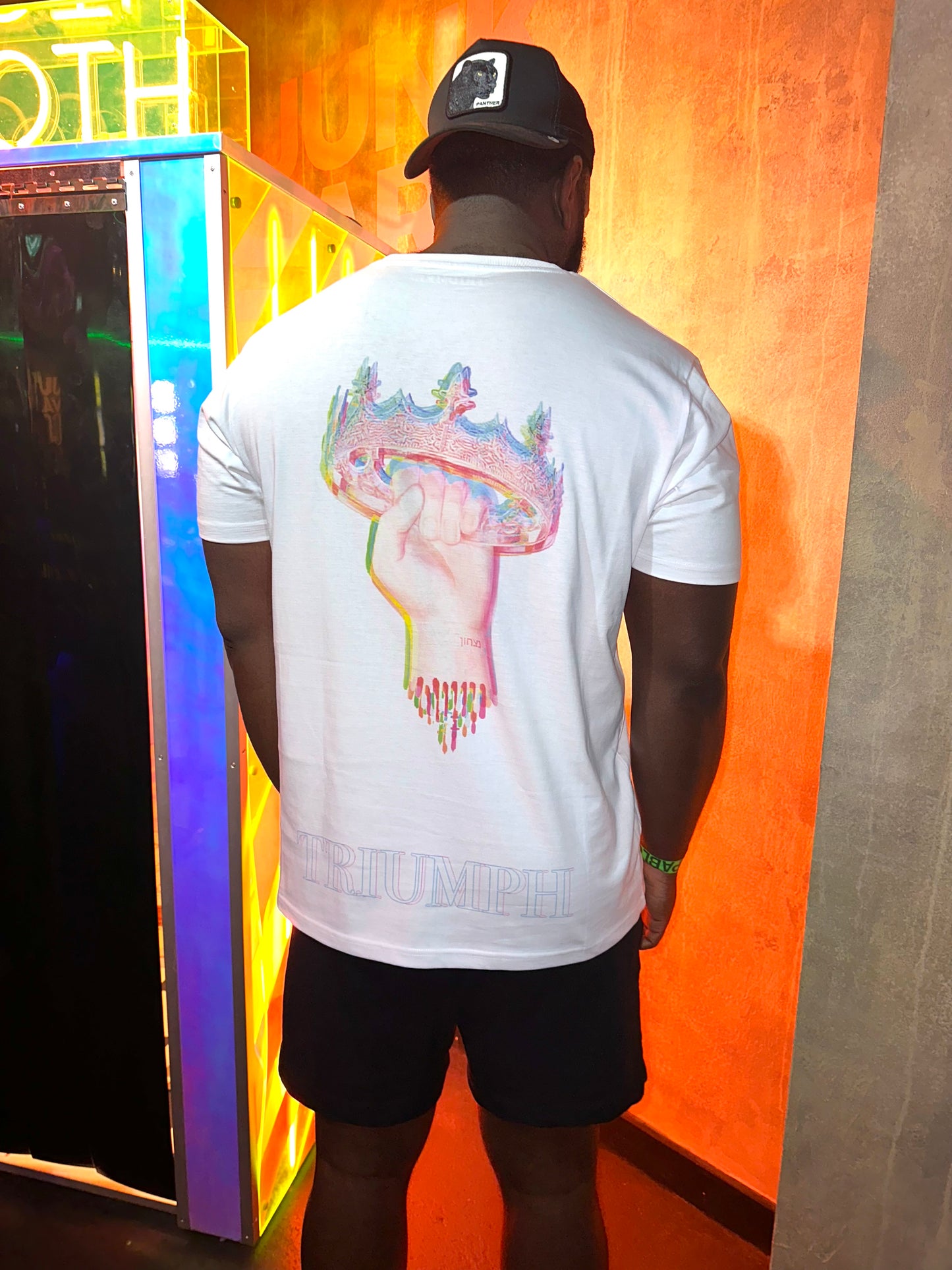 Mighty is the Hand that Carries the Crown Szn2 Graphic White T-Shirt